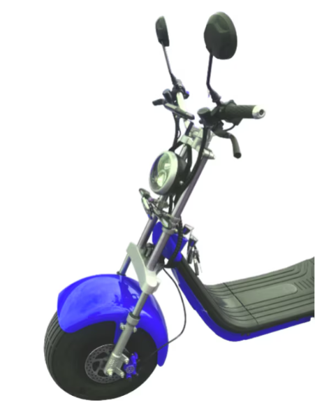 Scuter Electric 2 Persoane, Viteză Limitată 25 km/h – Fără Permis,  Autonomie 45 km, Motor 1500W, Baterie 20Ah, Suspensie Hidraulică, COC Inclus